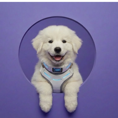 Accessoires high-tech, jouets intelligents et objets connectés pour chiens et chats.